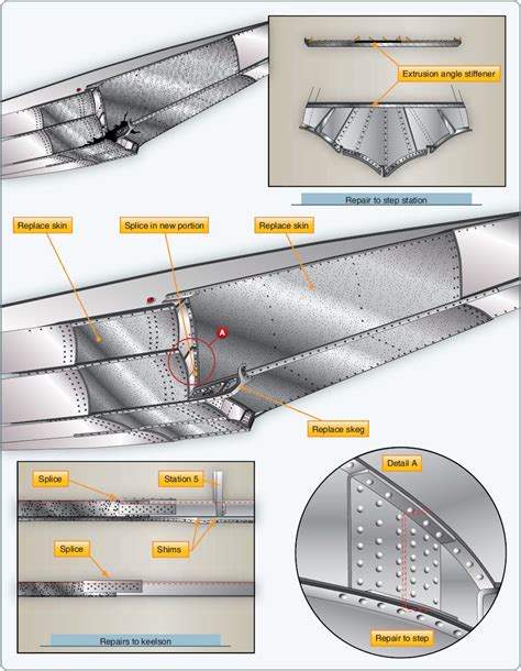 aviation metal repair diagram